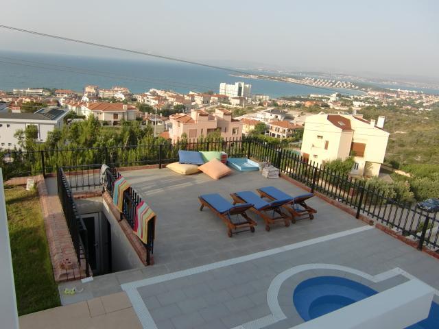 Luxury Villa With Amazing View, Cesme Exterior photo